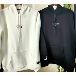 Day & Night Kombin Çift Sweatshirt Day & Night Kombin Çift Sweatshirt