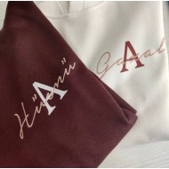 Özel İsim Baskılı Kombin Çift Sweeatshirt