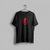 Avengers A Logo Tasarımlı Tshirt